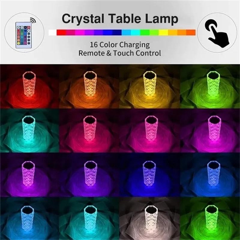 Crystal Diamond Lamp