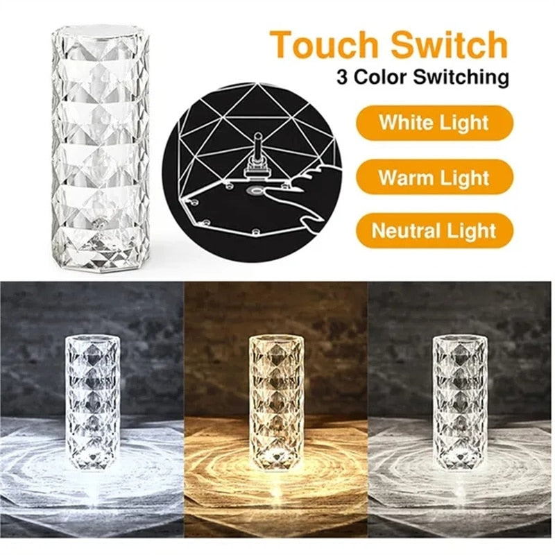 Crystal Diamond Lamp