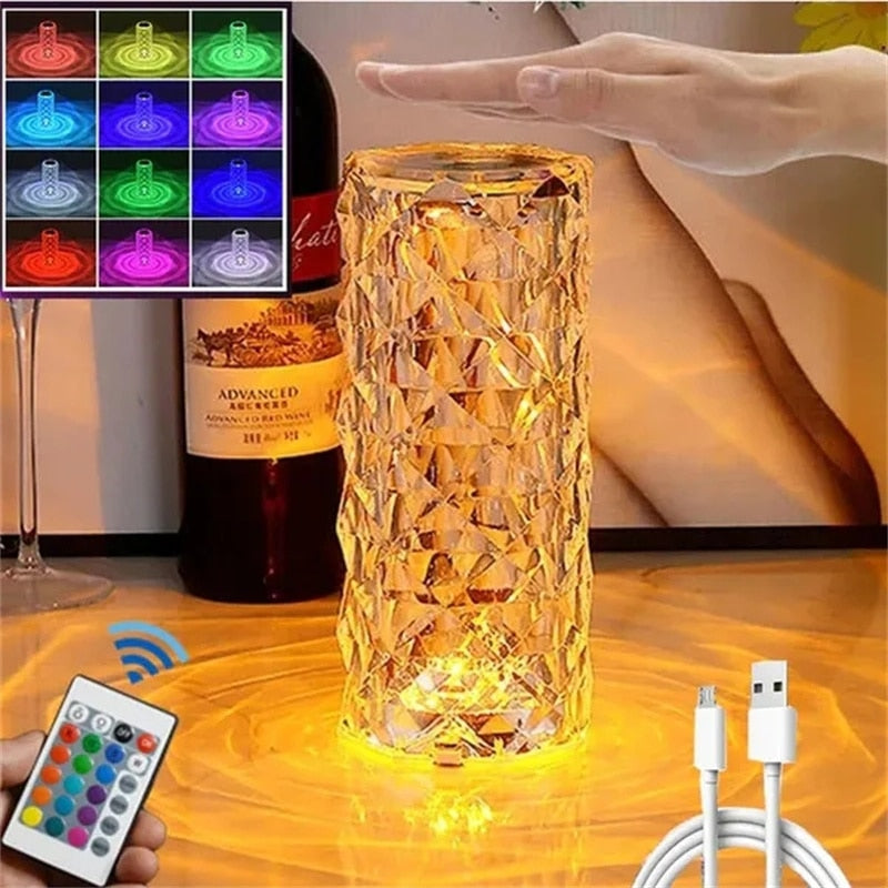 Crystal Diamond Lamp